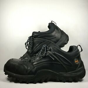Timberland PRO Mudsill Steel-Toe Men&#039;s Size 13(M) Black Leather Work Boot 40008