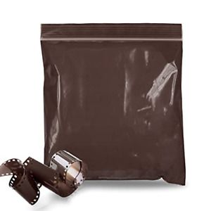 APQ Pack of 100 Amber Zipper Bags 8 x 8 Seal Top Poly Plastic Bags 8x8 Thickness
