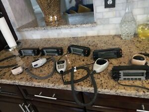 LOT OF (4) (1) Motorola XTL5000 Face Remote Head with  Microphone - UNTESTED (5