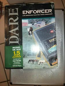 USA DARE Enforcer 110V DE 600  1.5 Joule Up to 150 Acres Fence Charger Plug In