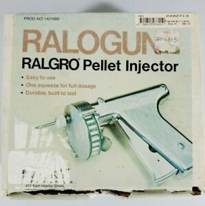 Ralogun Ralgro Implant Pellet Injector Use with Falgro pellets with Gun + Needle