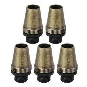 Cable Glands Strain Relief Cord Grips Metal Bronze 5Pcs for Wiring Hanging Light