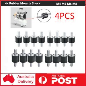 4x Rubber Mounts Shock Absorber Anti Vibration Silentblock Isolator Bobb H8