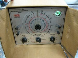 EICO Model 950 Resistance Capacitance Comparator Bridge in original box! Working