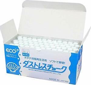 72 Pieces White dustless Chalkx3000 From Japan