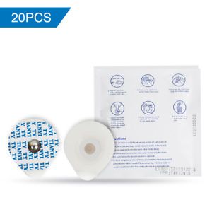 20p/Pack ECG EKG electrodes foam sheet for Electrocardiograph Machine