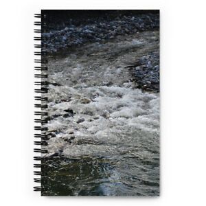 Wild Water Image Spiral notebook