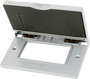 Greenfield CGFIHWS Series Weatherproof Electrical Outlet Box Cover, White