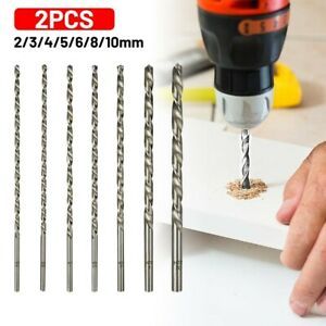 Extension Drill Bit 2PCs Aluminum Extension Drill Bit High Speed Steel Brand New