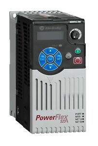 Allen-Bradley PowerFlex 523 AC Drive, 240 VAC, 1 Phase, 0.5 HP, 25A-A2P5N114