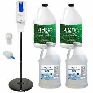 Kingdom KHSD4PKB Elite Series Touchless Automatic Soap Dispenser Bundle