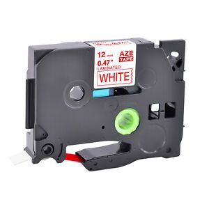 1PK Compatible Brother P-Touch TZ-232 TZe232 Red on White Label Tape PT-H100