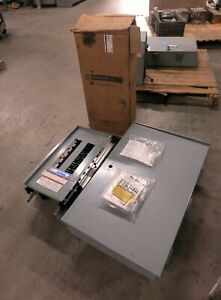 NEW Square D NQ430L1C 100A MLO Breaker Panel w/ MH32WP Enclosure 100 Amp 3PH 4W
