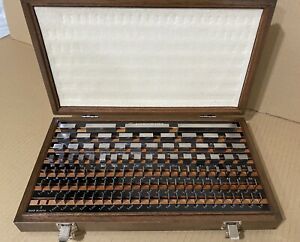 MITUTOYO 516-938-02 Grade 1 Gage Block Set. (Pristine!) 