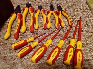 Wiha 32390 Proturn Insulated Screwdrivers, Pliers, Cutters 11 Piece Set