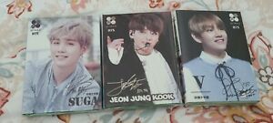 BTS Bangtan Office Supply Square Memo Pad Stationery Sticky Notes (SUGA&amp;V&amp;JK)