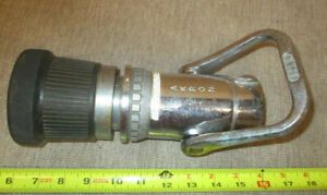 Vintage Akron Turbo Jet  Fire Hose Nozzle