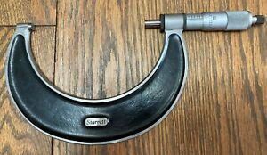 Starrett Outside Micrometer No.239 4-5” Inspection Machinist Toolmaker Gage Mill