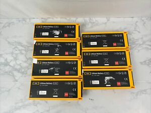 PHYSIO-CONTROL LIFEPAK 500 LITHIUM BATTERY Lot of 7 (for Parts)
