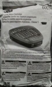 3M 6100 Multi Gas/Vapor Cartridge/Filter, P1OO, 1 Package of 2 Cartridges