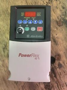 Allen Bradley PowerFlex 40 2.0 HP Drive 3 Phase 460 volt ser A  22B-D4P0N104