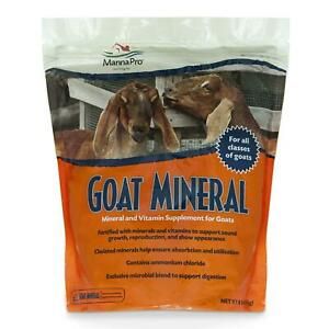Manna Pro Goat Mineral, Vitamin And Mineral Supplement For Goats, 8 Lb