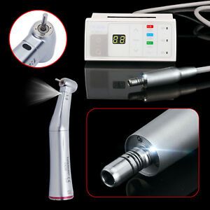 Dental Brushless LED Electric Motor + 1:5 Internal COXO Fiber Optic Handpiece CA