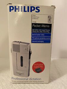 Philips Pocket Memo Professional LFH 488 Slide Switch Minicassette Recorder