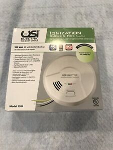BRAND NEW USI ELECTRIC SMOKE &amp; FIRE ALARM AC WITH BATTERY BACKUP 10 YR WARRANTY