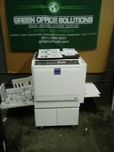 Ricoh Savin DD4450 NETWORKED High Speed Digital Duplicator &amp; Stand 11x17 PRINTS