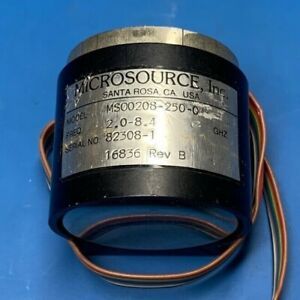 Microsource MS00208-250-01 YIG Tuned Oscillator Freq. 2.0-8.4 GHz