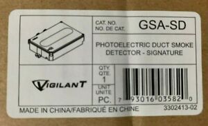 VIGILANT/ GSA-SD SUPERDUCT SIGNATURE DUCT SMOKE DETECTOR/NEW