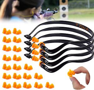 Noise Cancelling Ear Plugs, Banded Ear Plugs for Shooting Range, Silicone Soft