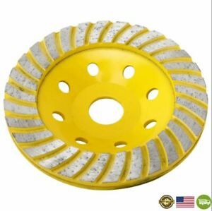 Yaegarden 5&#034; Diamond Cup Grinding Wheel, Turbo Diamond Grinder Disc, Heavy Duty
