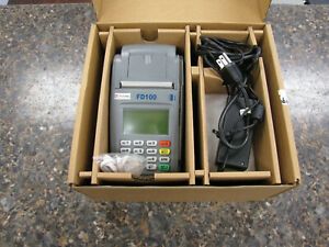 First Data FD100 Credit Card Terminal with Box