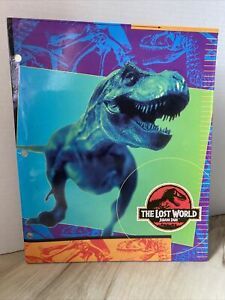 Vintage Jurassic Park The Lost World T-Rex Folder 1996