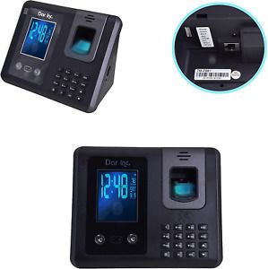 Time Clocks for Employees Small Business 2.4G Biometric Fingerprint, W2 Date Att