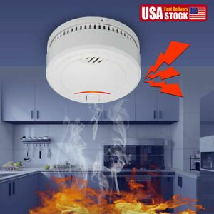 HEIMAN Independently Battery Smoke Detector Fire Alarm Sensor Security Alarm