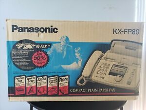 Panasonic Fax Machine KX-FP80 Plain Paper Fax/Copier Telephone NEW in box