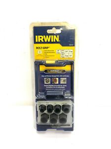 Irwin 8pc Damaged Bolt Grip Impact Extractor Set 1/4&#034; - 1/2&#034; 6mm-12mm 1859150