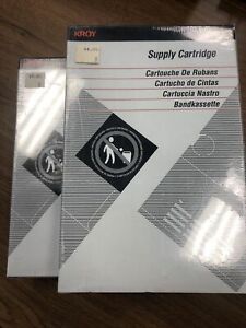 Kroy Translucent Supply Cartridge Black on Matte .8&#034; x 80&#039;