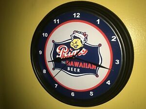 @@ Primo Hawaiian Beer Bar Man Cave Advertising Clock Sign