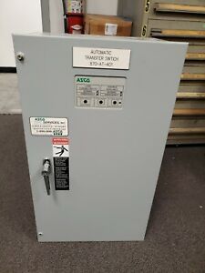 ASCO 70 AMP AUTOMATIC TRANSFER SWITCH SERIES 300 480 VAC D00300B3070N10C, US $499.99 – Picture 1