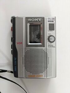 Sony TCM-200DV Handheld Cassette Tape Clear Voice Recorder Dictation VOR Tested
