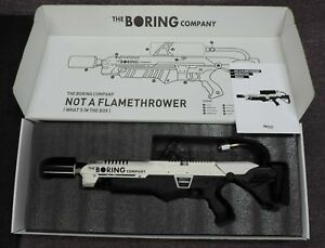 The Boring Company Not A Flamethrower in Box with Manual Serial No. 03023
