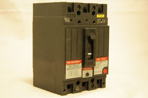 Ge general electric teml34007 mag-break 3 pole 7 amp 480v circuit breaker teml for sale