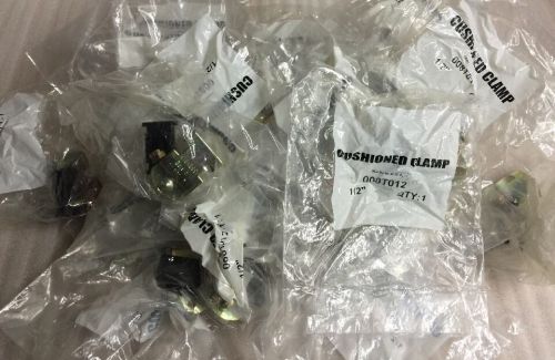 Lot of 30, cushioned clamp 1/2&#034;, 008t012, shipsameday, #129a25 for sale