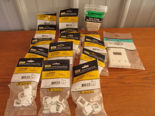 Lot of 14 packs NEW HUBBELL SFBW10 SNAP IN FITTING BLANK WHITE plus (B-1)
