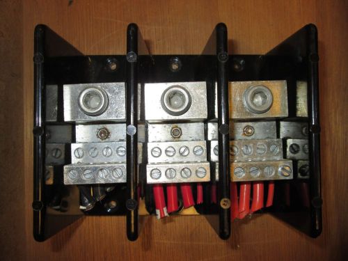 Cooper  power distribution block  16421-3  line 350mcm  load (8) #4 - #14  used for sale