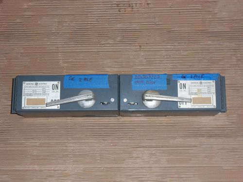 GE DD DD3D3223 100 AMP 240V 2 POLE FUSED TWIN PANEL PANELBOARD SWITCH QMR